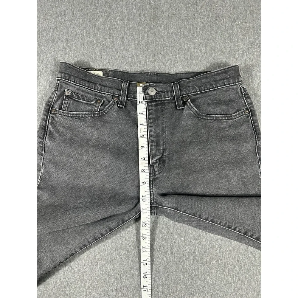 Levi's 511‎ Big E Premium Slim Fit Stretch Jeans Faded Black Denim Men's 33x30